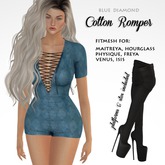 !MiH Cotton Romper - BLU DIA  [boxed]