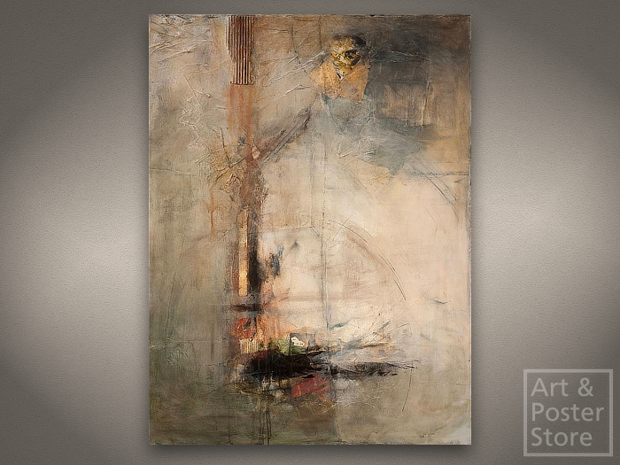 ABSTRACT COMPOSITION Contemporary Art | Mesh Wall Panel Canvas