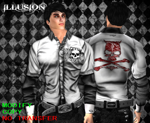 ILLUSION - SHIRT "SKULL"