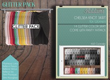Addams "Chelsea" Mesh Skirt for Maitreya, Belleza, Slink #GLITTER PACK