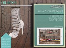 Addams "Chelsea" Laced Up Sandals -Maitreya, Belleza, Slink #01
