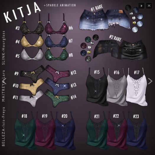 KITJA - Mirella Top #18 EMERALD (Maitreya Lara)