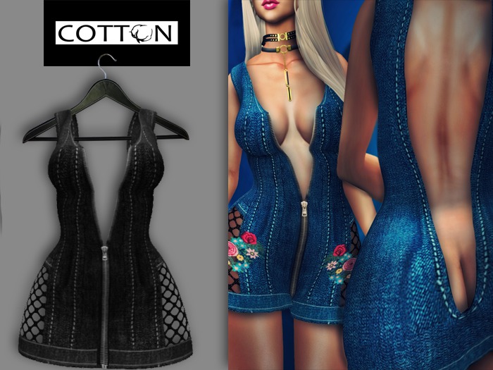 :C:Cotton: Lio  DRESS BLACK