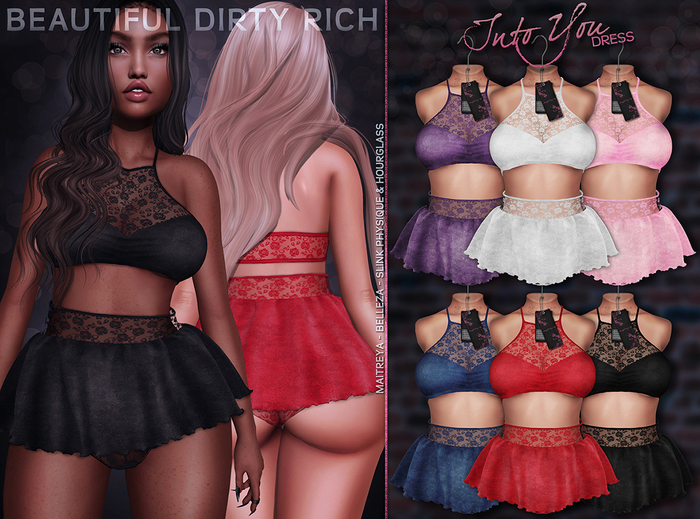 UNPACK HUD (ADD) - *B.D.R.* Into You -Dress-