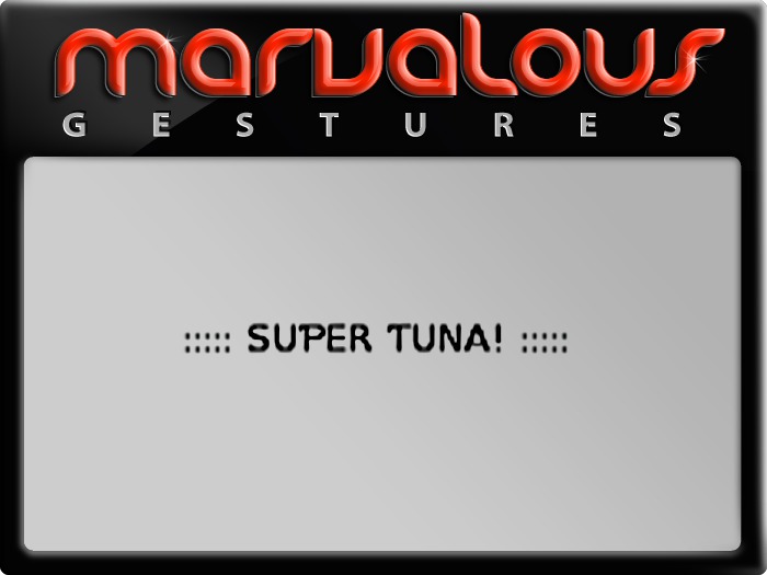 SUPER TUNA Gesture [MC]