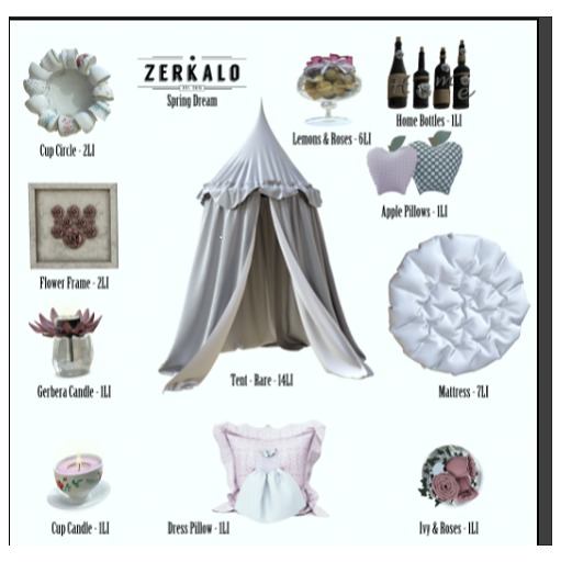 [ zerkalo ] Spring Dream - Dress Pillow