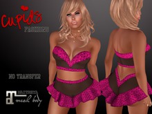 Cupids Fashions JASMINE MINI FUSHIA GLITTER{MAITREYA ONLY}