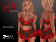 Cupids Fashions JASMINE MINI RED GLITTER{MAITREYA ONLY}