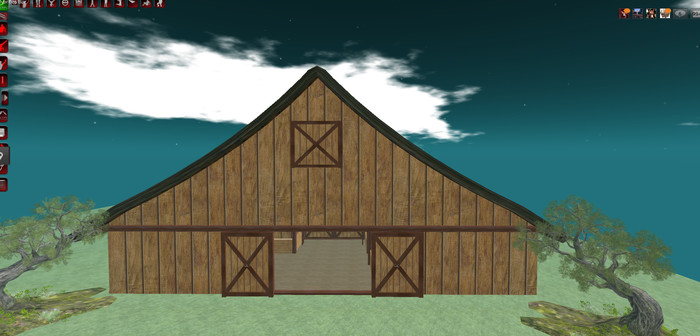Dakota Designs Rustic Country Wood Barn Mesh
