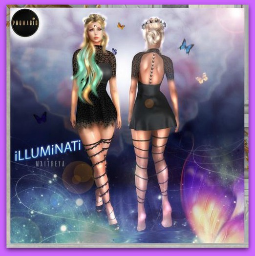 *PROMAGIC* Illuminati-Dress-Black-RARE(Boxed)