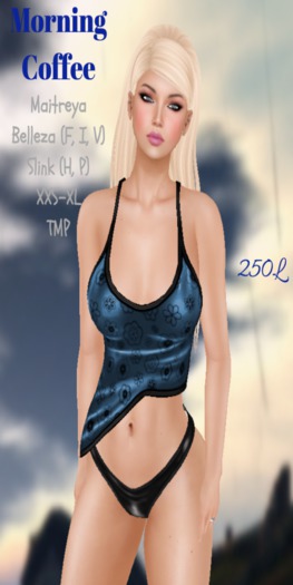 2018 Sophisticate Morning Coffee in Blue (Updated)