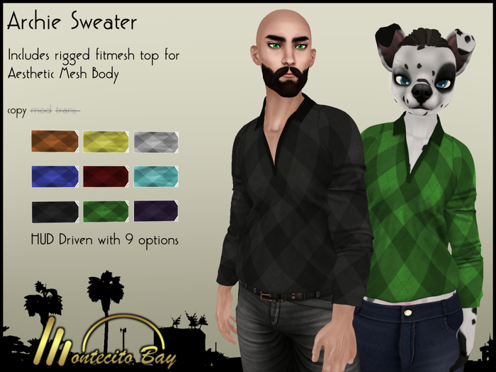 ( / / / ) Archie Sweater :: Aesthetic Mesh Body