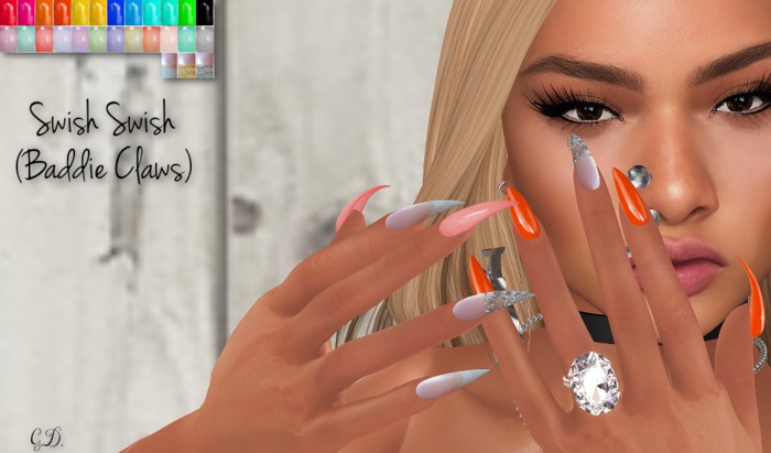 ~GD~Swish Swish(Baddie Claws) - Belleza Bento Hands