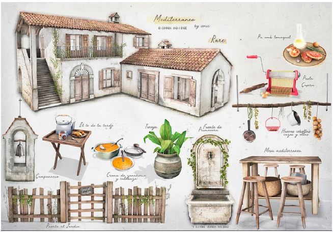 ionic : Mesa Mediterranea