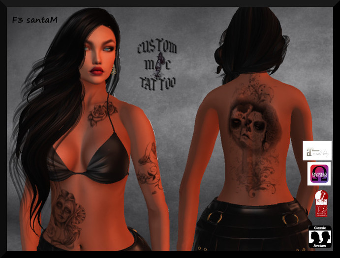 F3 santa M custom M&C tattoo