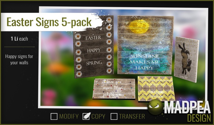 MadPea Spring Signs