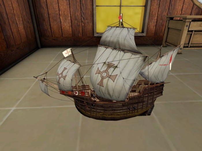 antique sailing ship