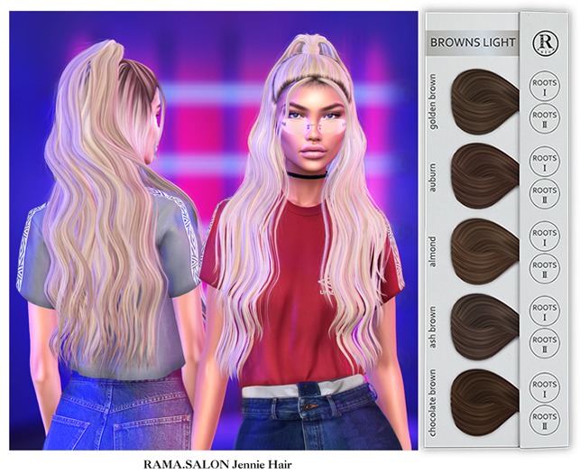 RAMA.SALON - Jennie Hair 'BROWNS LIGHT'