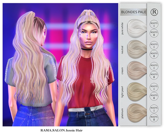 RAMA.SALON - Jennie Hair 'BLONDES PALE'