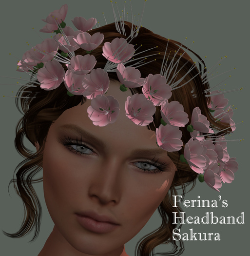 ! FERINA'S HEADBAND  SAKURA PINK