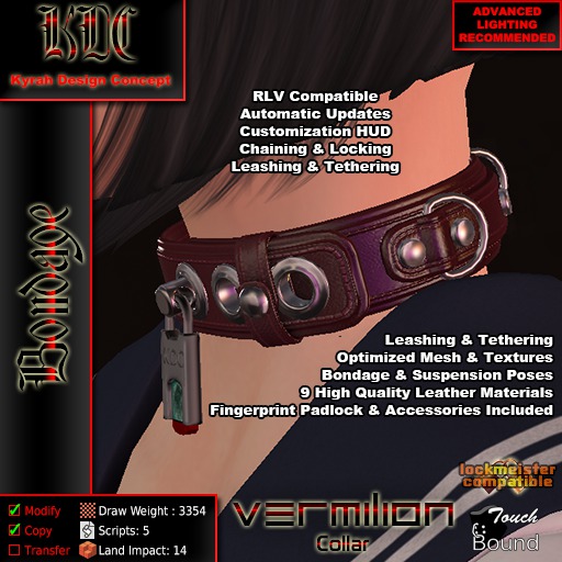 KDC Vermilion Collar