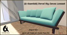 {Q-Essentials} Dorval Loveseat - Canvas Sky