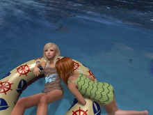 Dolphin Swimsuit & Sarong & Sneakers  wet & dry boxed