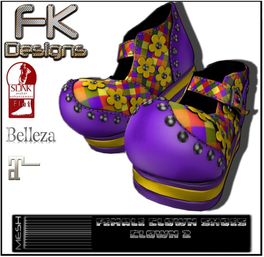 FK! - Female Clown Shoes - Clown 2