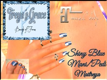 {FG}Shiny Blue Maitreya Mani/Pedi BOXED