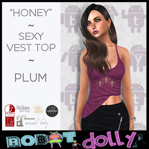 RD - "Honey" Vest Top - Plum