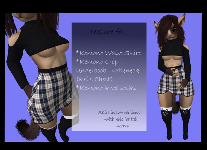 .:RP:. PlaidBlackCat outfit (texture mod)