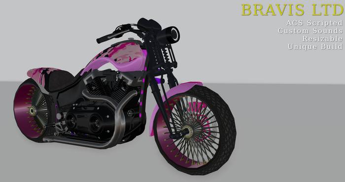 Bravis SF400 Pink Camo Motorcycle