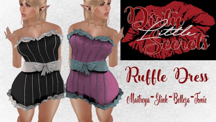 DLS-Ruffle Dress-FATPACK