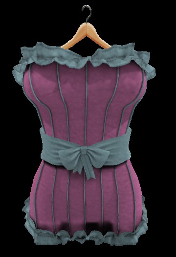 DLS- Ruffle Dress-Pink/Blue