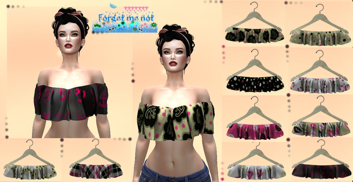 F.G.M.N/Summer Grace Top  Mixed