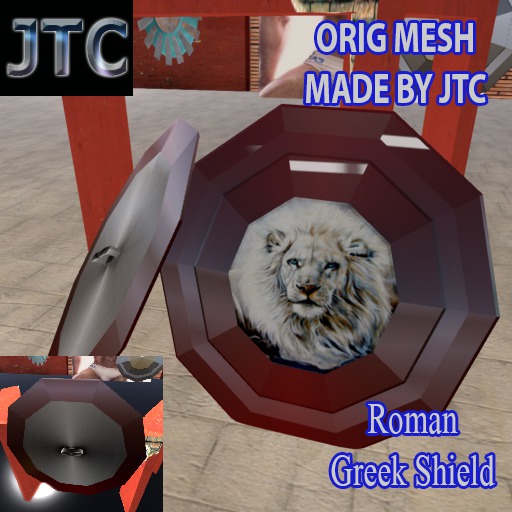 JTC MESH SHIELD Decagon RED/LION [CRATE]