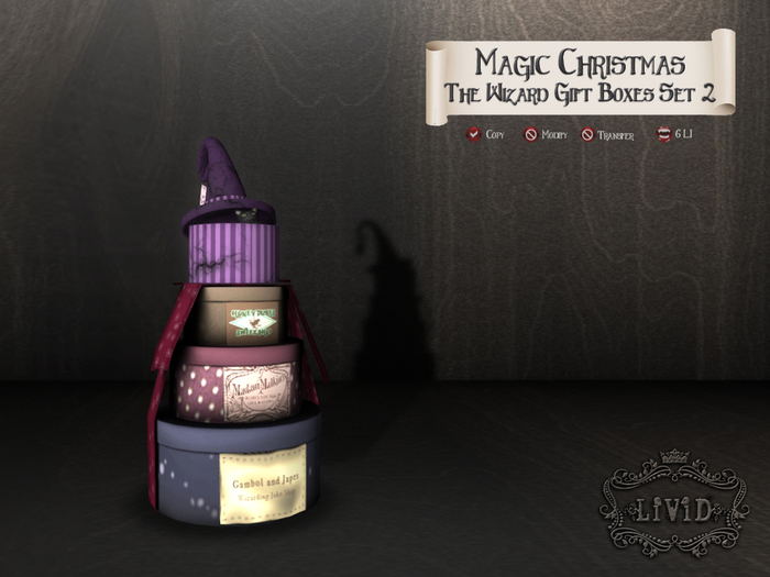 LiViD : Magic Christmas_The Wizard Gift Boxes Set 2