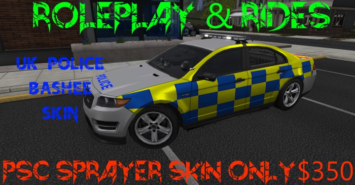 RP & RIDES UK Police Banshee  PSC SPRAYER DELIVERY