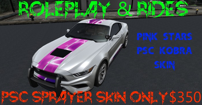 RP & RIDES Pink Stars Kobra PSC SPRAYER DELIVERY