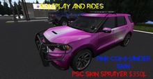 RP & RIDES Pink Commander PSC SPRAYER DELIVERY