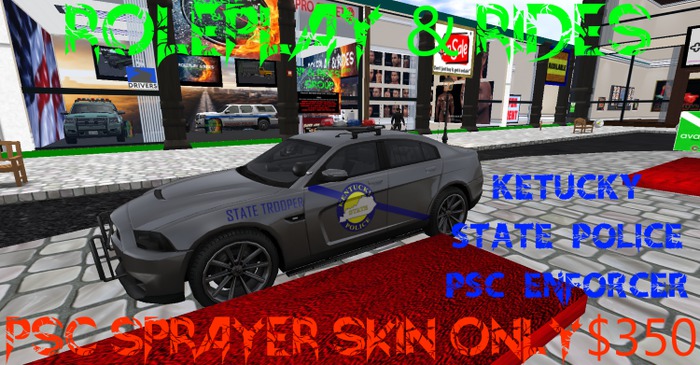 RP & RIDES Kentucky State Police,Enforcer PSC SPRAYER DELIVERY