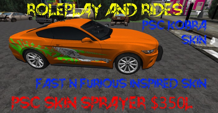RP & RIDES f&f inspired,Kobra PSC SPRAYER DELIVERY