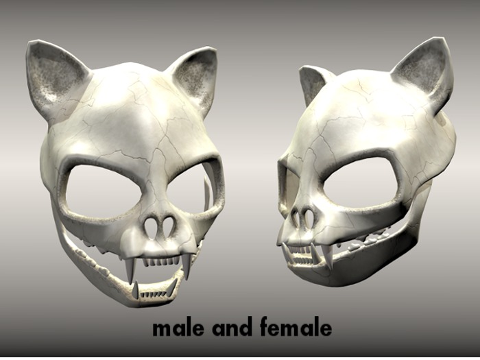ST. DEMO Scull cat mask