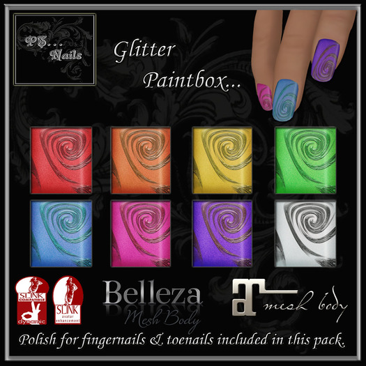 Glitter Paintbox Polish