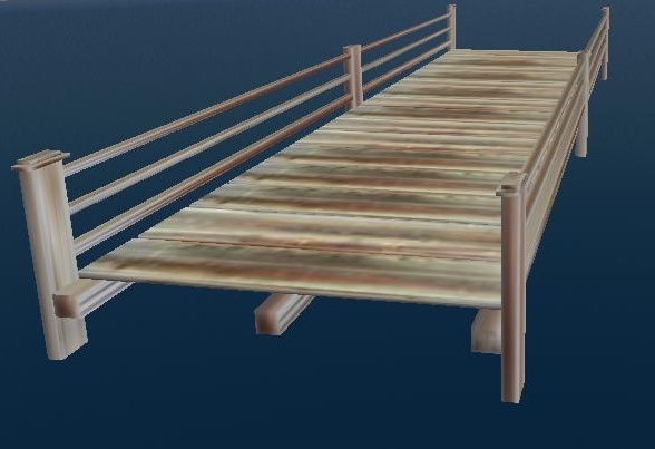 Old Worn Bridge 1 prim