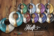 EarthStones Half&Half Earrings Fatpack