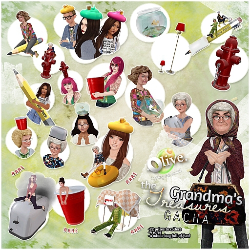 .Olive. the Grandma's Treasures - SuperPoo Crown (Okbye Yellow)