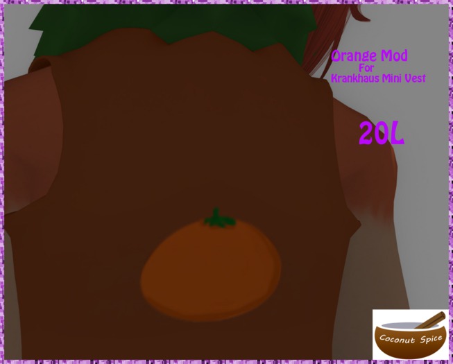 }{CoSp}{ Mini Vest Orange Mod