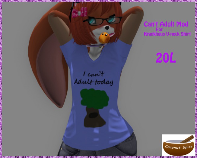 }{CoSp}{ V-neck Can't Adult Mod