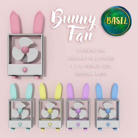 .BASIL. Bunny Fan FATPACK